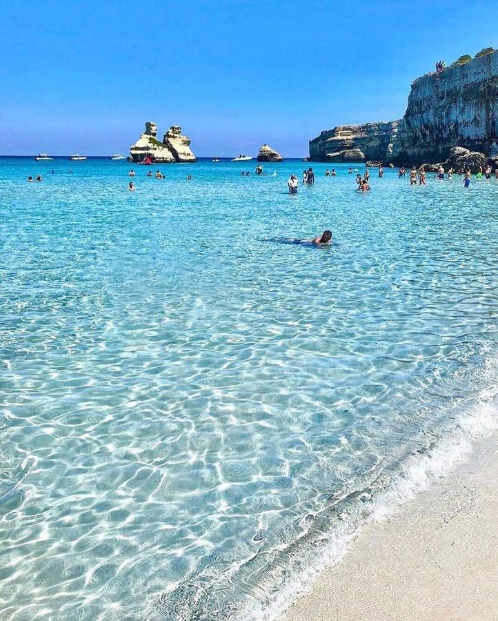 Torre Dell'Orso Centro - Villino Vista Mare Con Ampio Giardino Villa Kültér fotó